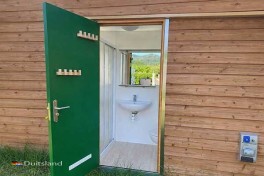 Camping met privé sanitair in Duitsland