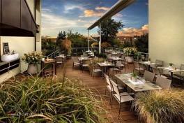 Terras Neo Hotel Linde Stuttgard Duitsland